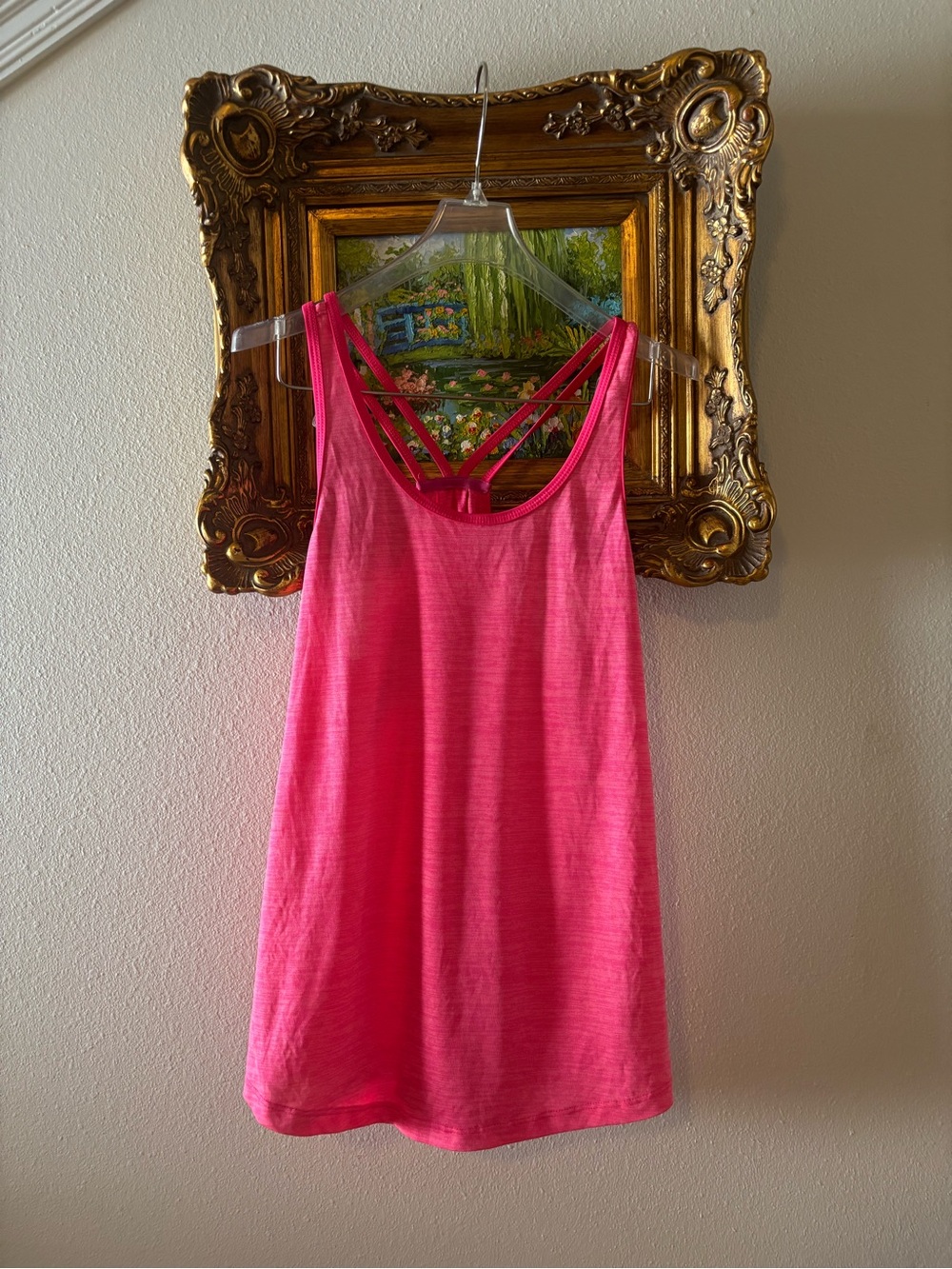 Layer 8 Hot Pink Strappy Sports Tank
